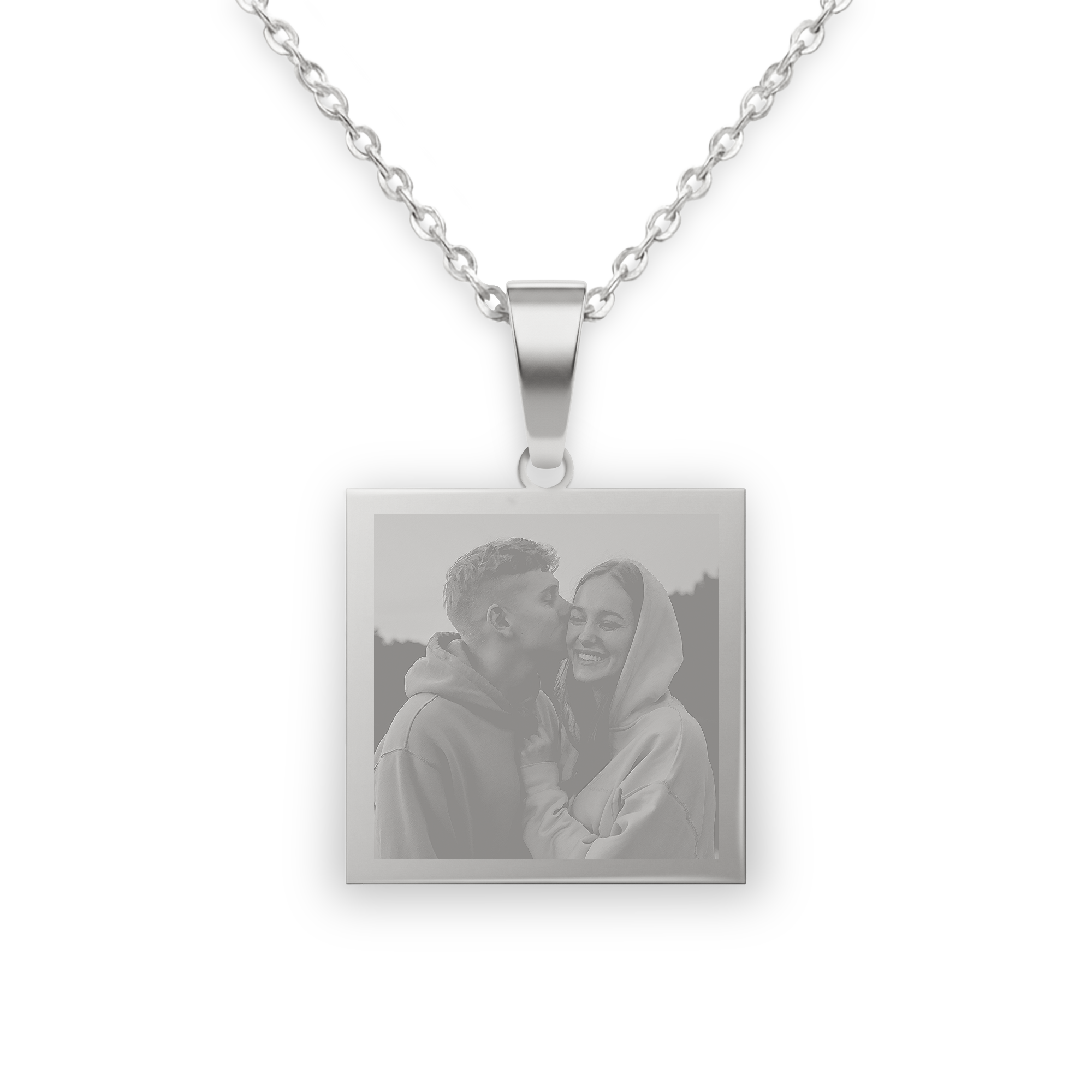 Ketting met vierkante hanger