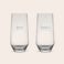 Personalised water glass Personalised water glass