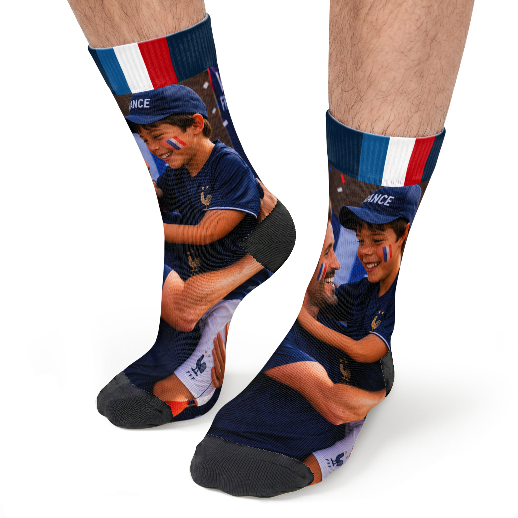 Chaussettes de football entièrement imprimées