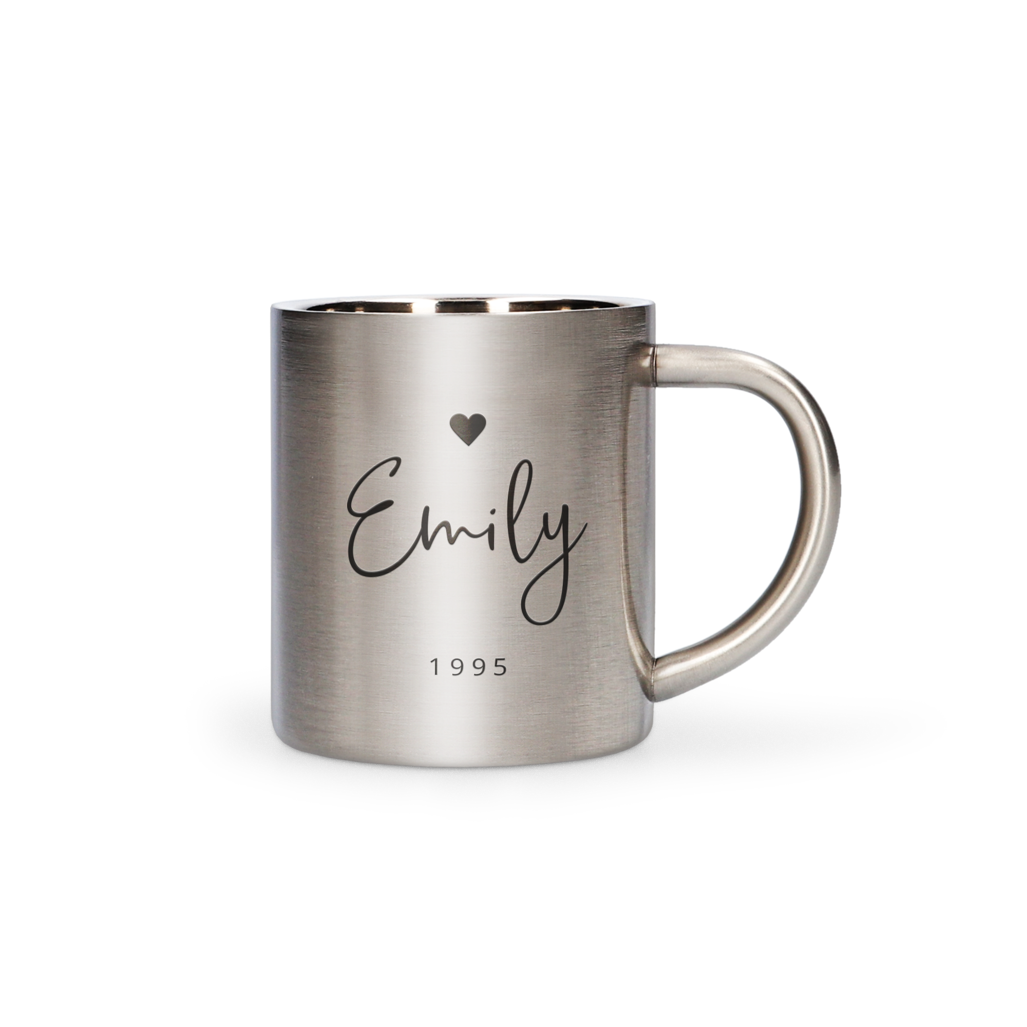 Personalisierte Metalltasse