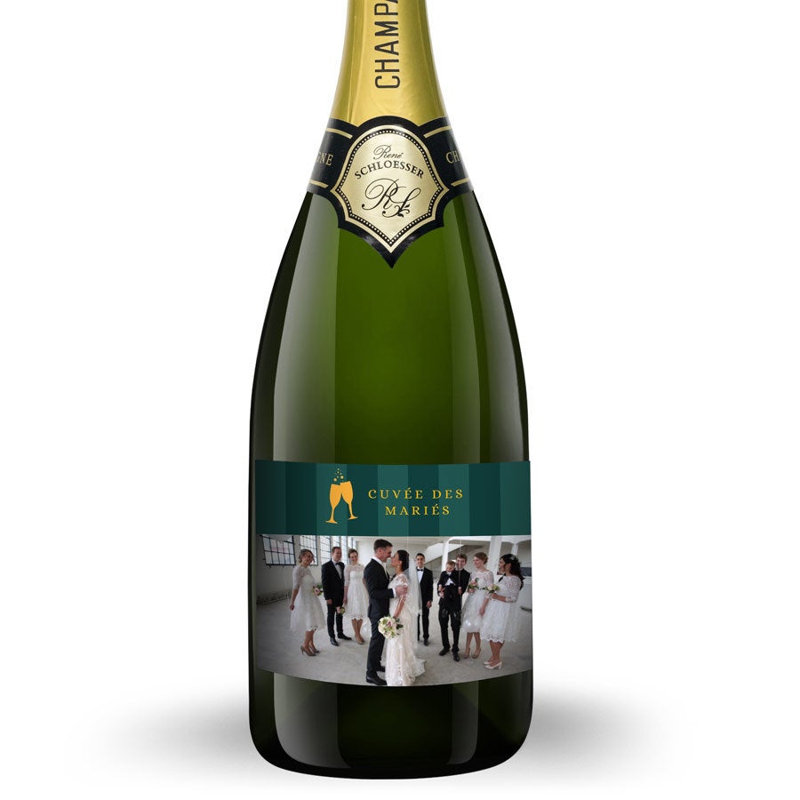 Champagne personnalisé - René Schloesser - Magnum