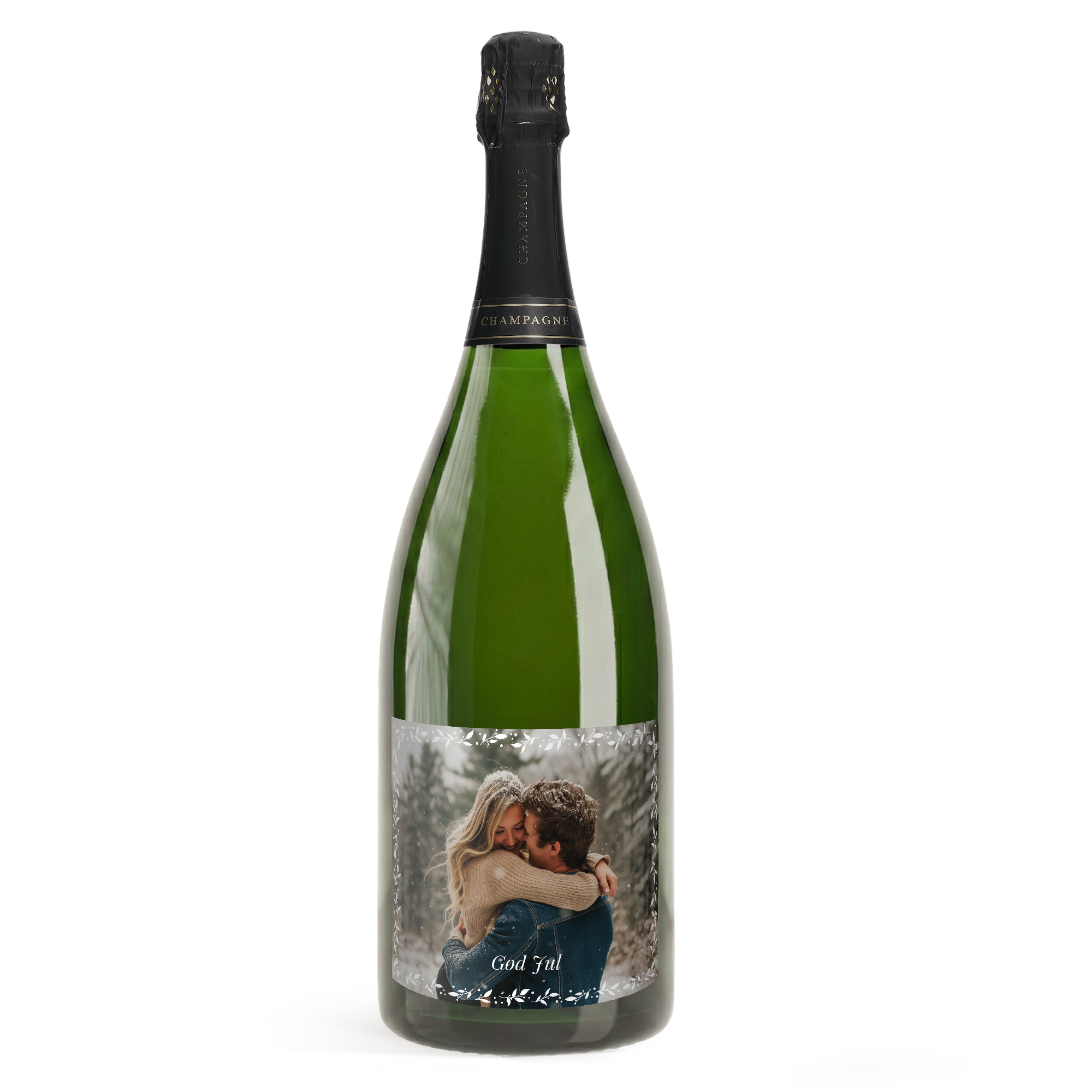 Personlig XL champagneflaska René Schloesser