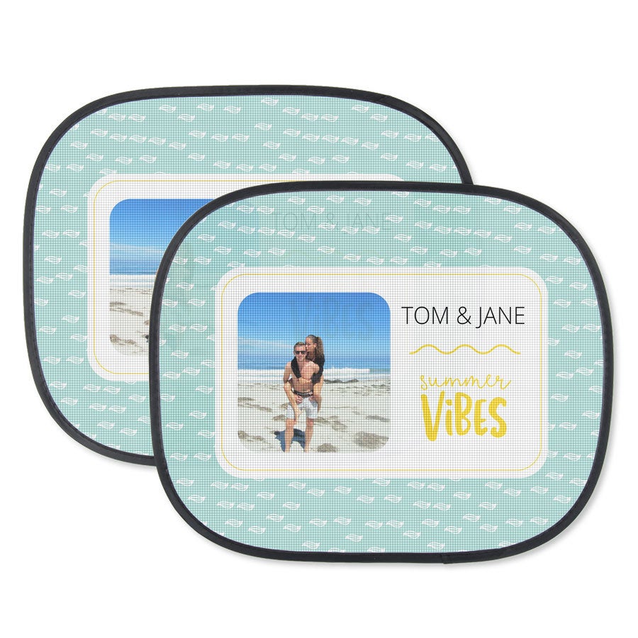 Personalised car sun shades - 2 pcs