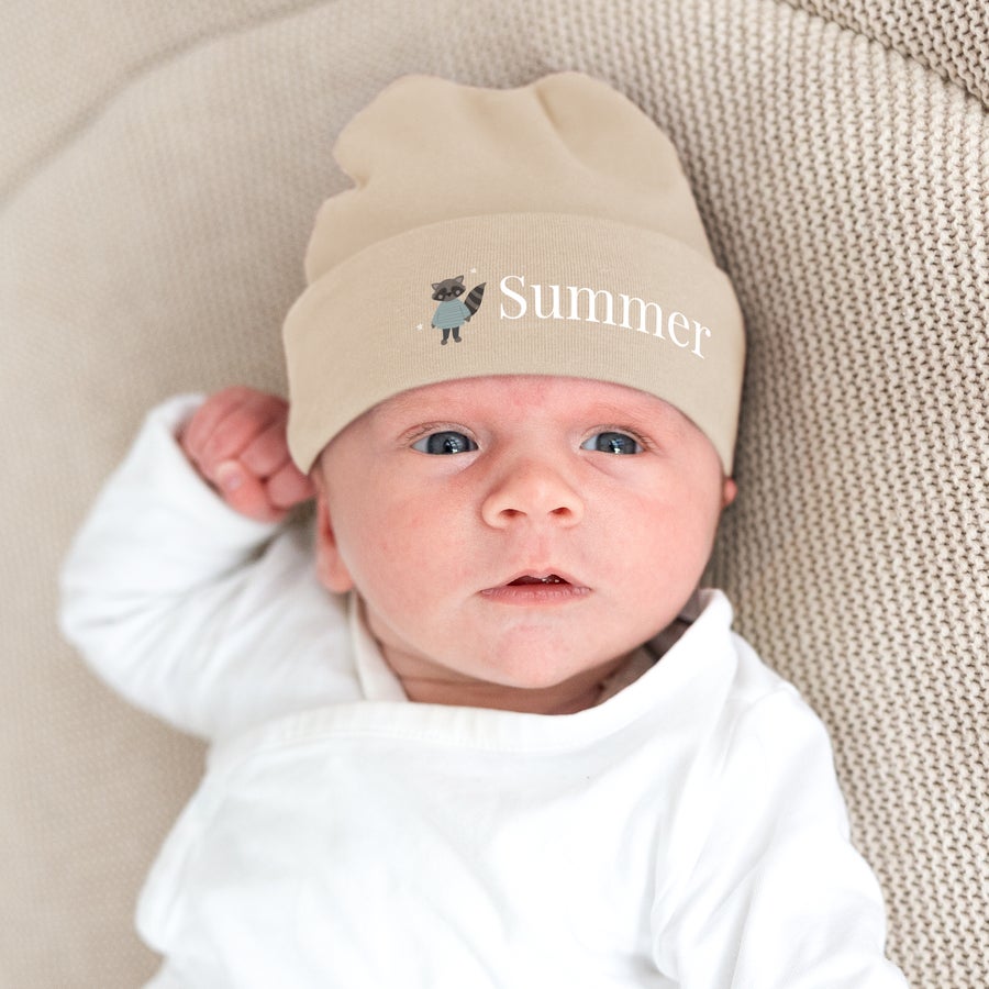 Personalised baby beanie Personalised baby beanie