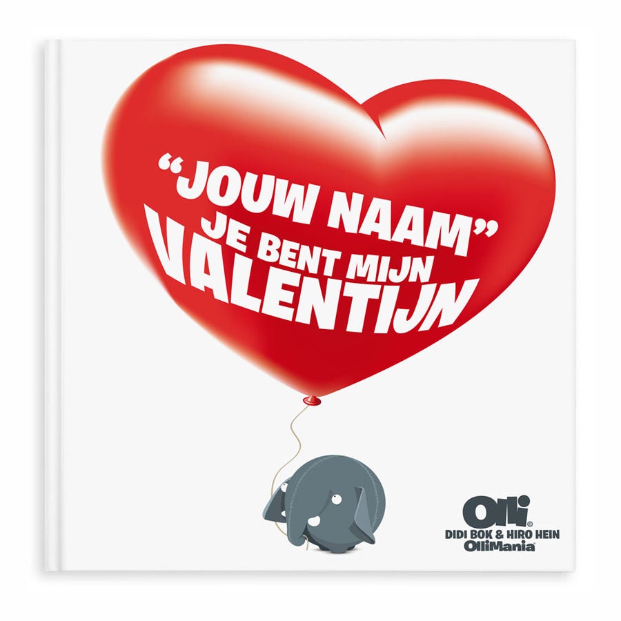 Boek "Je bent mijn Valentijn/Liefste" personaliseren