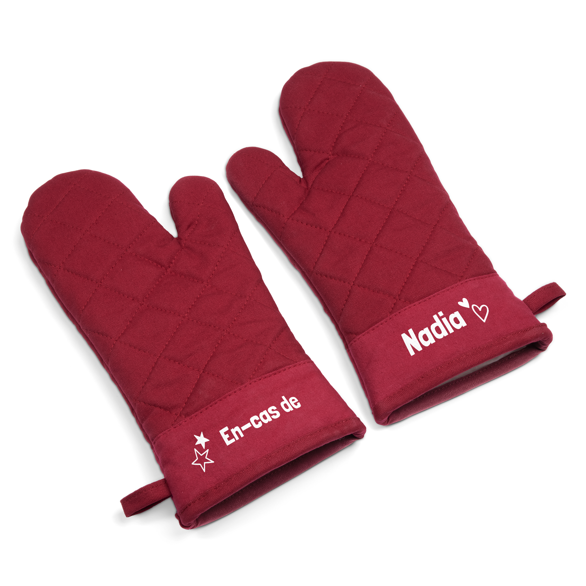 Paire de gants de cuisine personnalisés