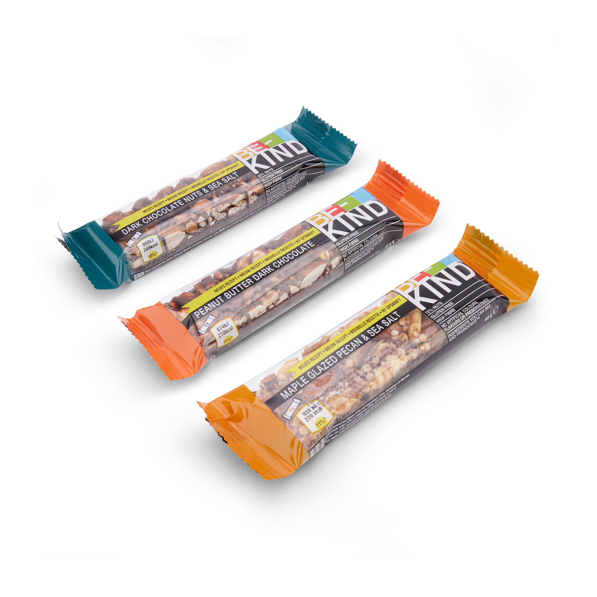 BE-KIND Nussriegel personalisiert - 3 Riegel