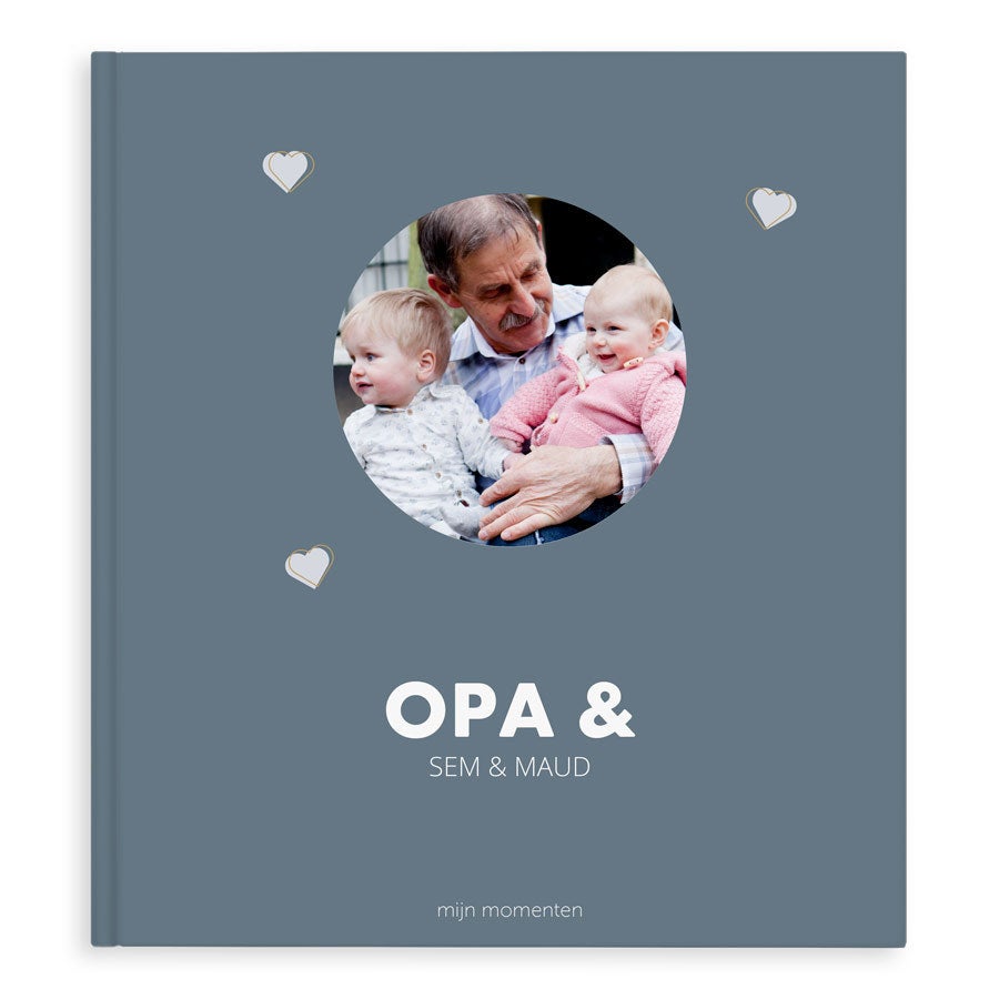 Fotoboek maken - Opa & ik/wij - XL - Hardcover - 40 pagina's