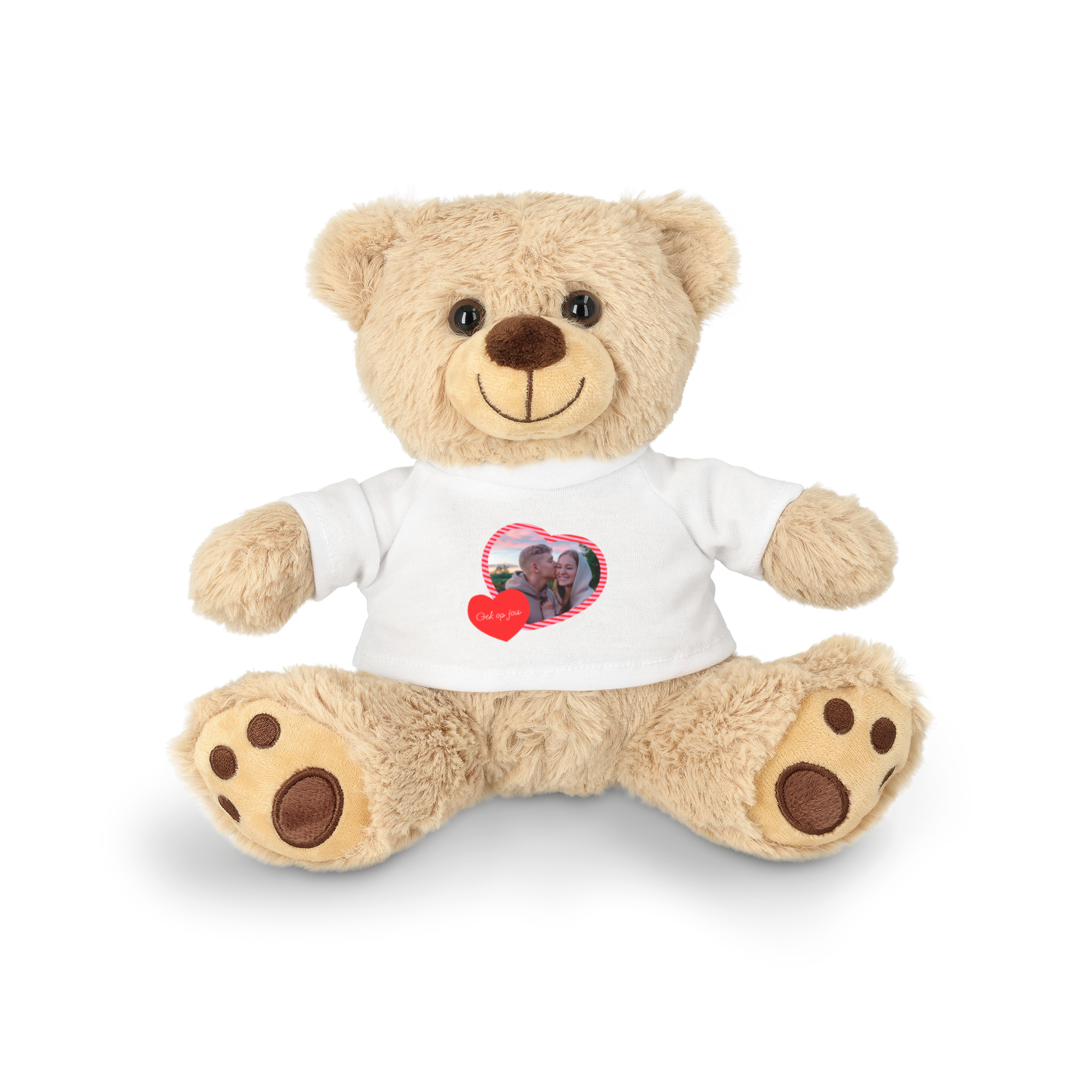 Teddybeer met Milka hart