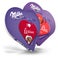 Personalised Milka Chocolate Gift Box - Heart-shaped