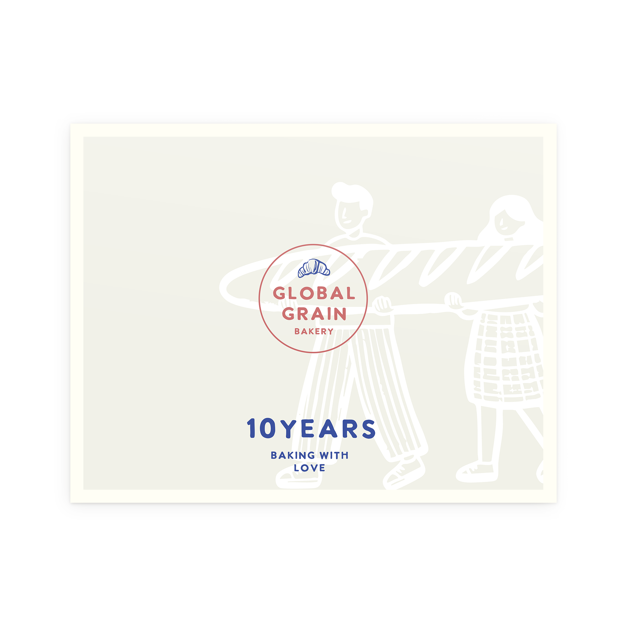 Personalised paper placemats - 8 pcs