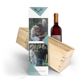 Vino in confezione personalizzata