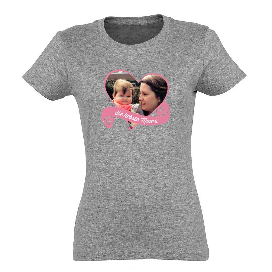 Muttertag T-Shirt - Frau - Grau - L