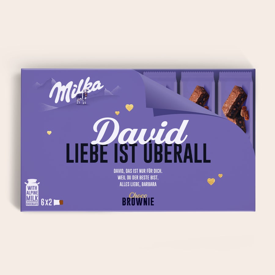 Personalisierte Milka Choco Brownie Personalisierte Milka Choco Brownie