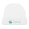 Cappellino per neonato - Primo Natale - Bianco