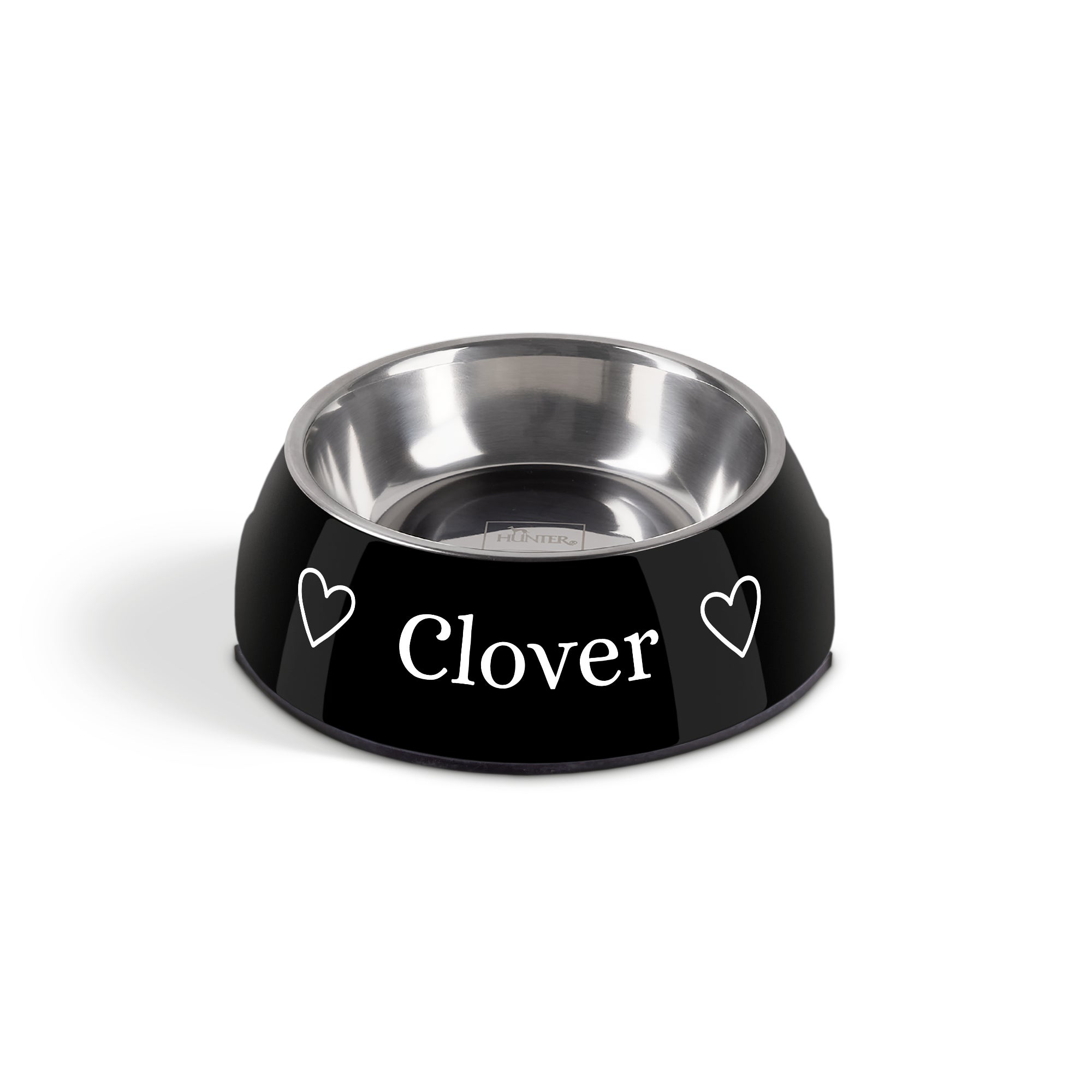 Personalised cat food bowl - Black