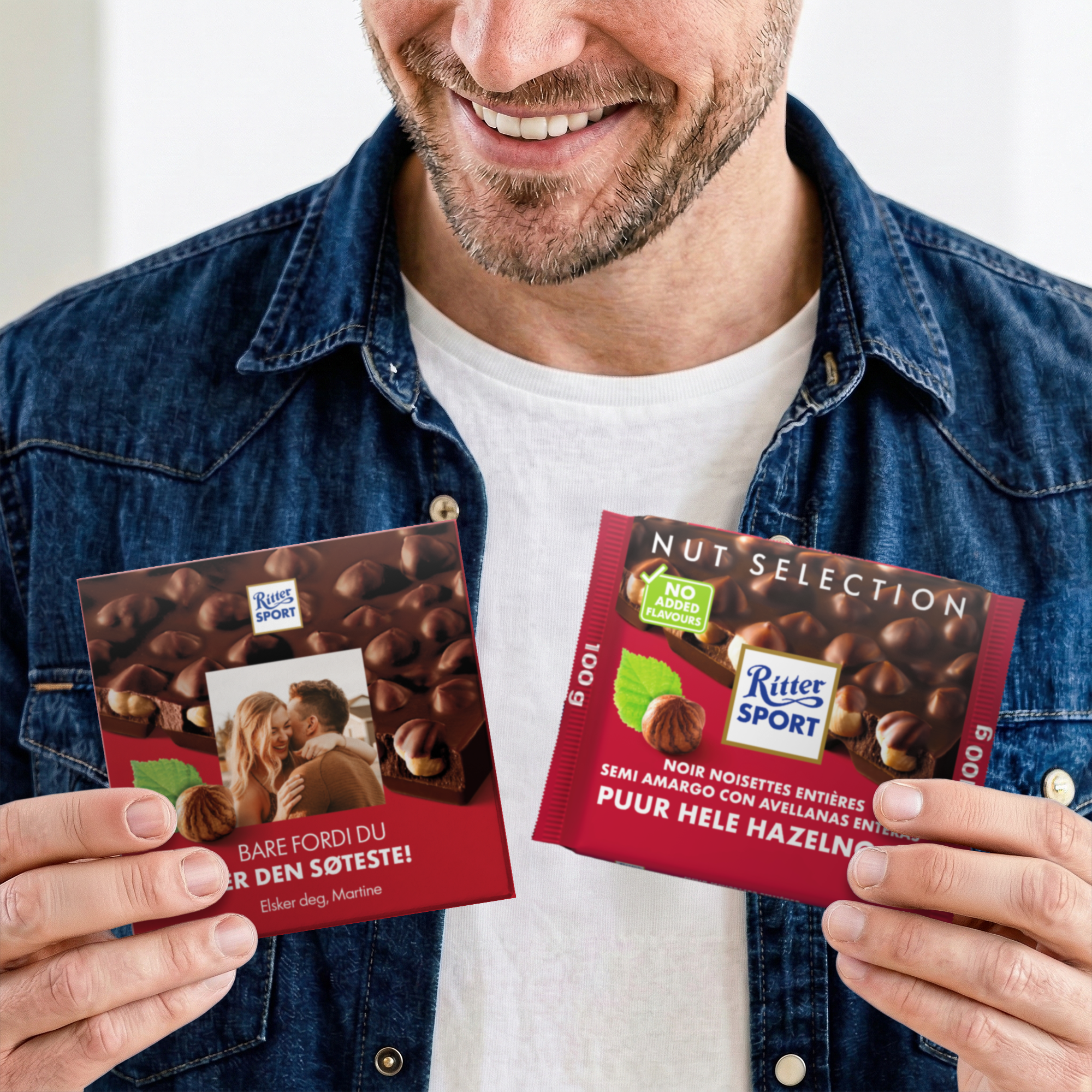 Personlig Ritter Sport sjokolade