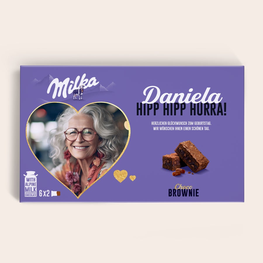 Personalisierte Milka Choco Brownie Personalisierte Milka Choco Brownie