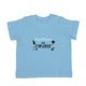 T-shirt til babyer - Korte ærmer - Babyblå - 50/56
