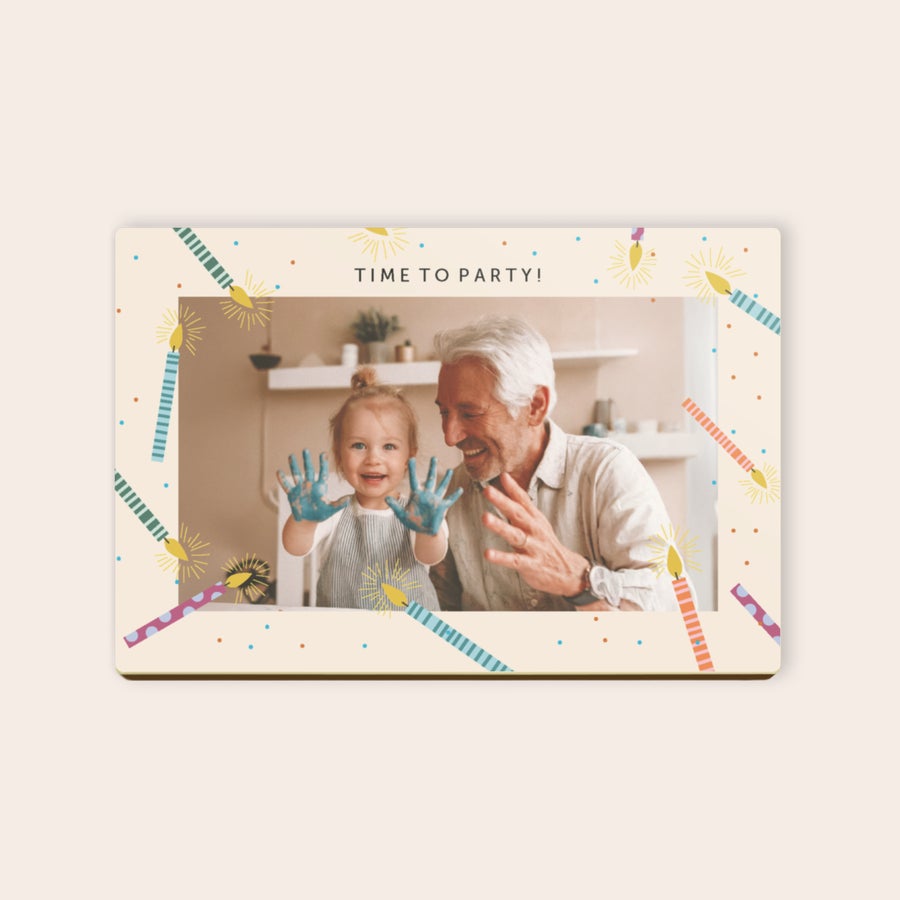 Photo on Chocolate Card Photo on Chocolate Card
