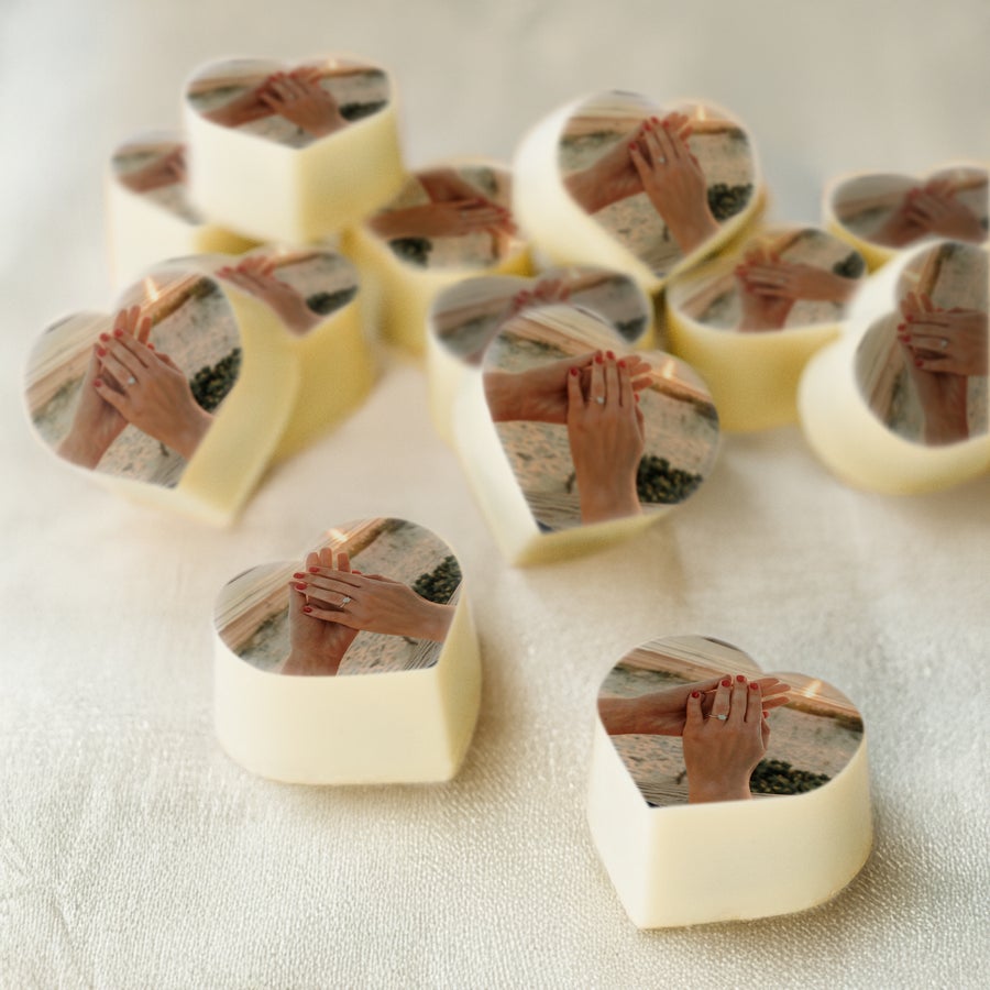 Chocolade traktatie met foto Chocolade traktatie met foto