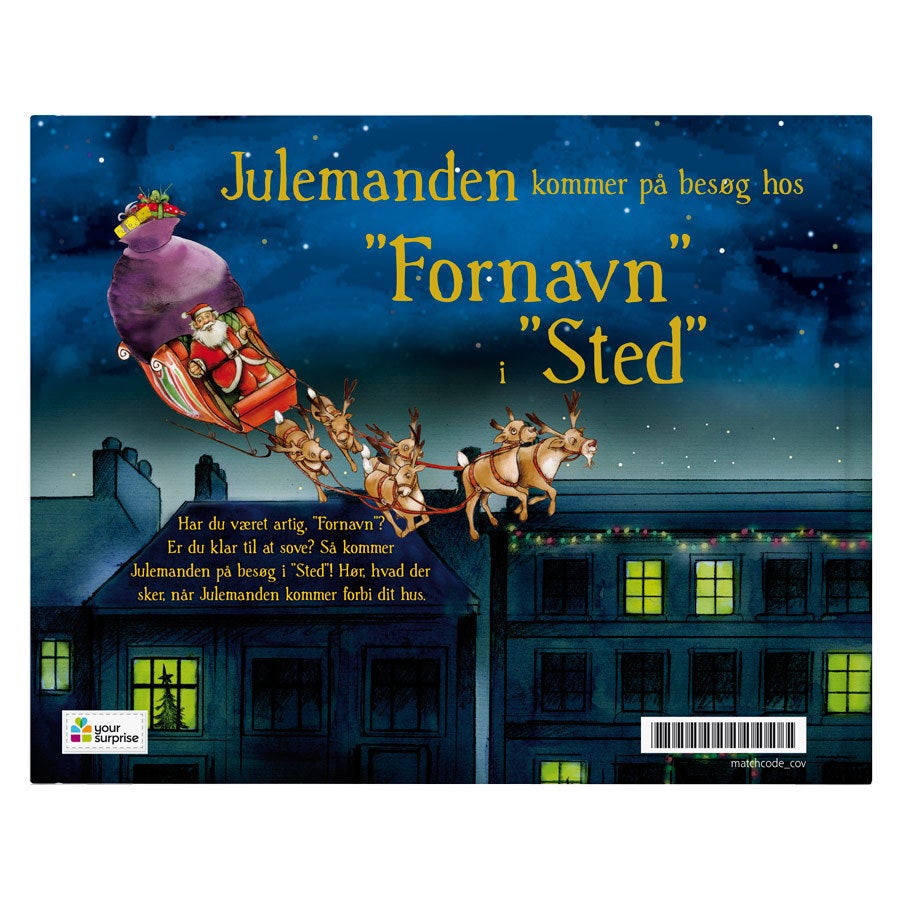 Personlig bog - Julemanden kommer