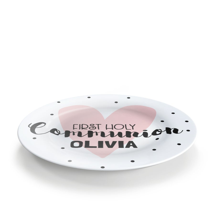 Personalised plate - Communion