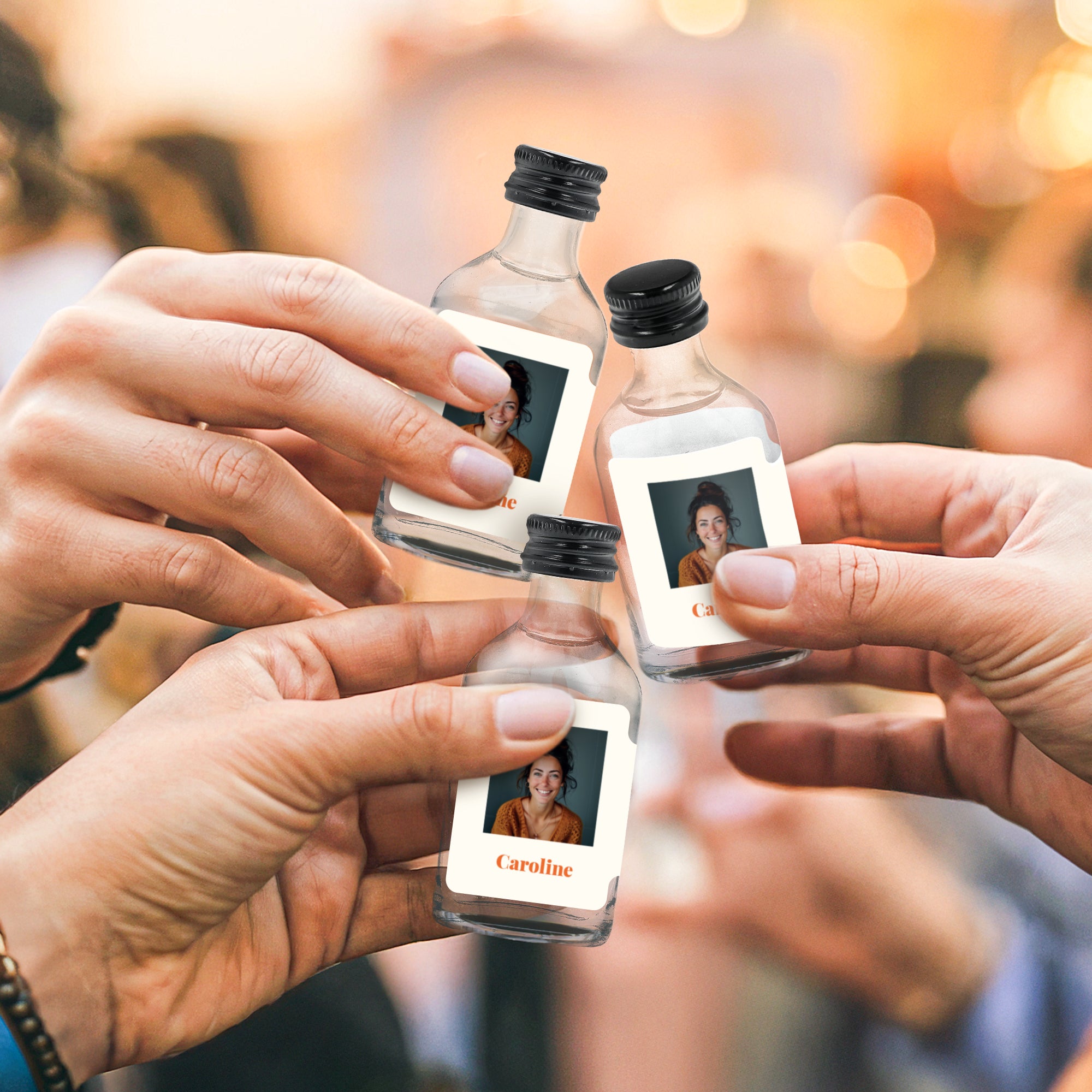 Personlig Mini Vodka - 50 stk.