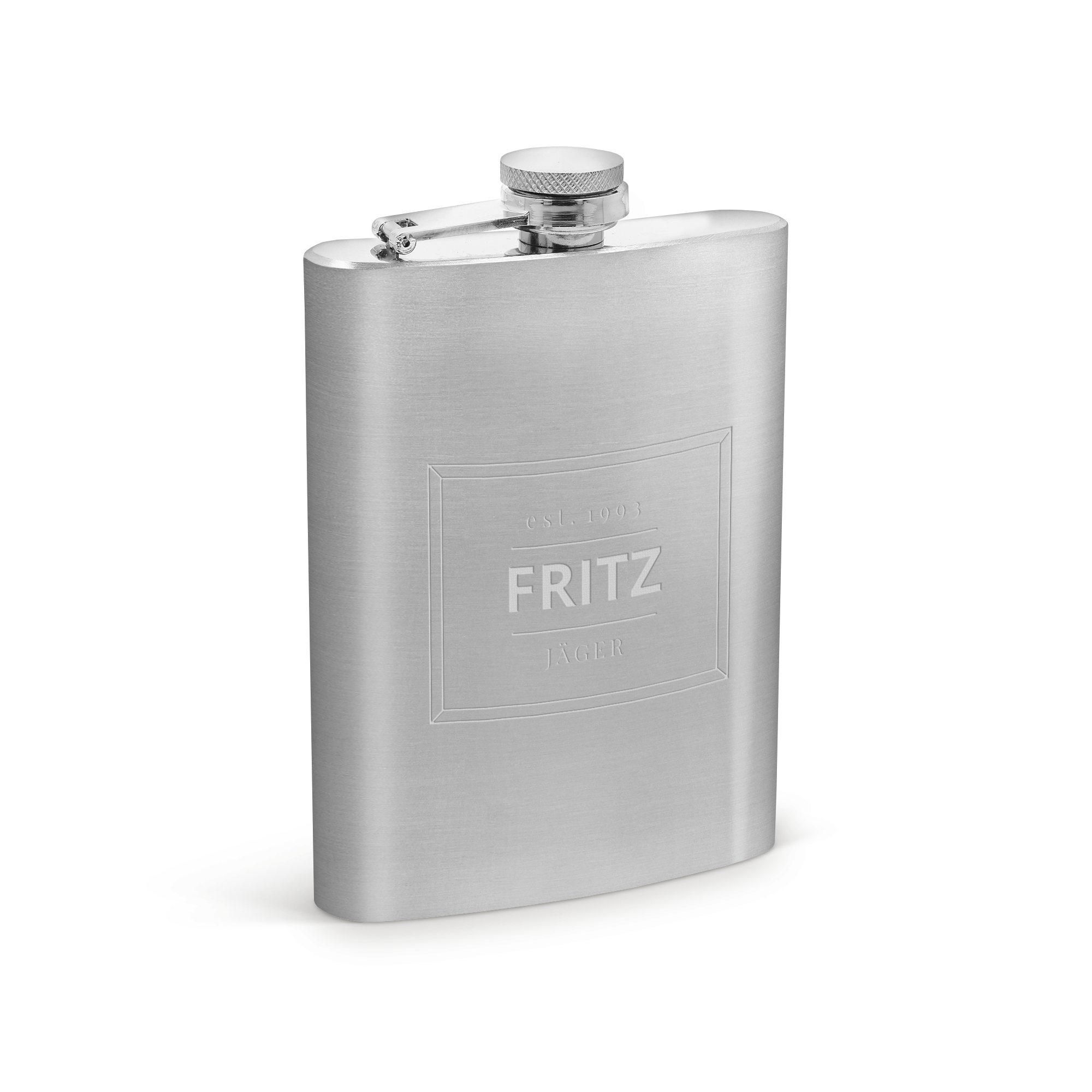 Flachmann mit Gravur