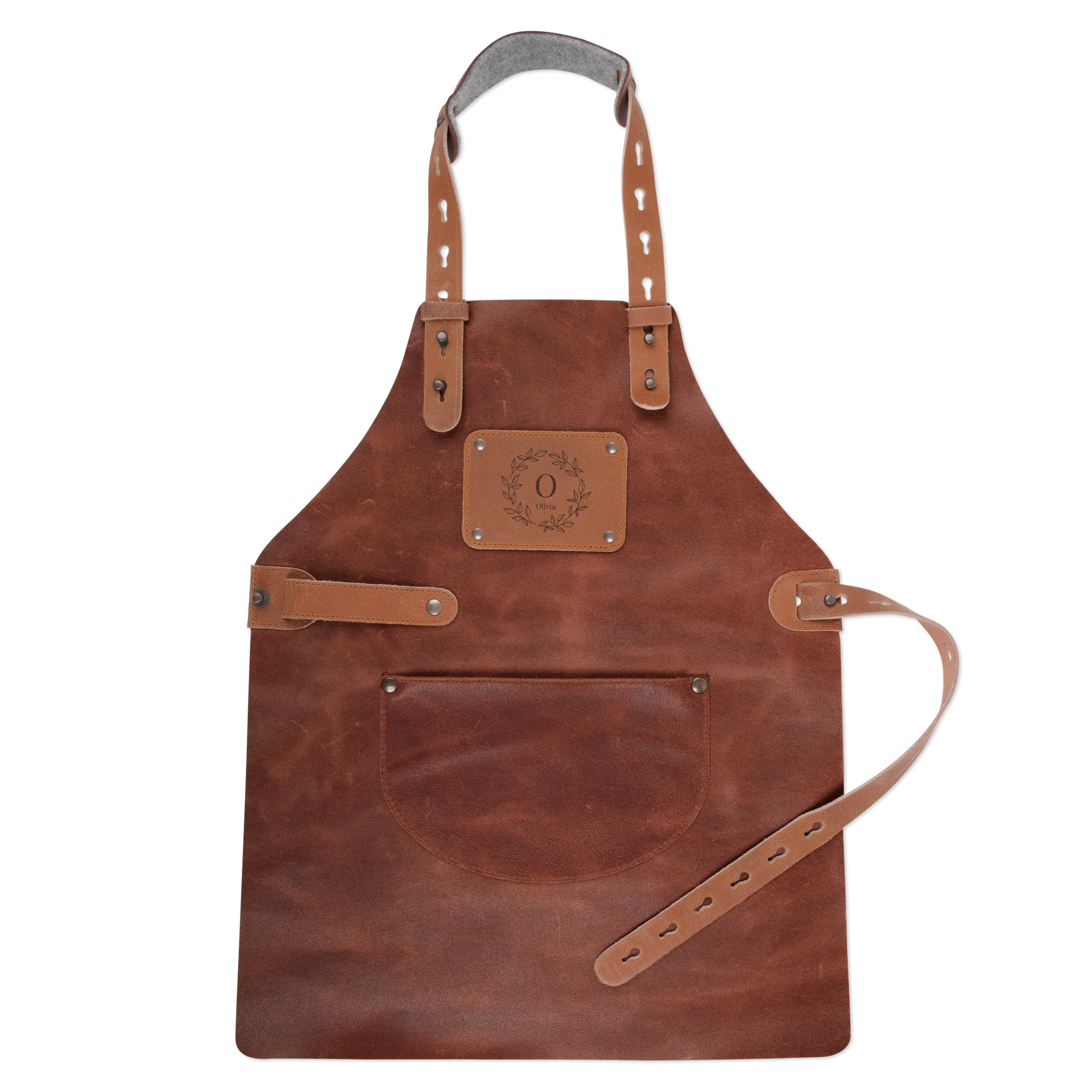 Tablier enfant cuir personnalisé
