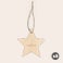 Engraved wooden Christmas star decoration Engraved wooden Christmas star decoration