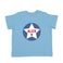 Camisa Baby personalizada - manga curta - Azul Bebé - 50/56