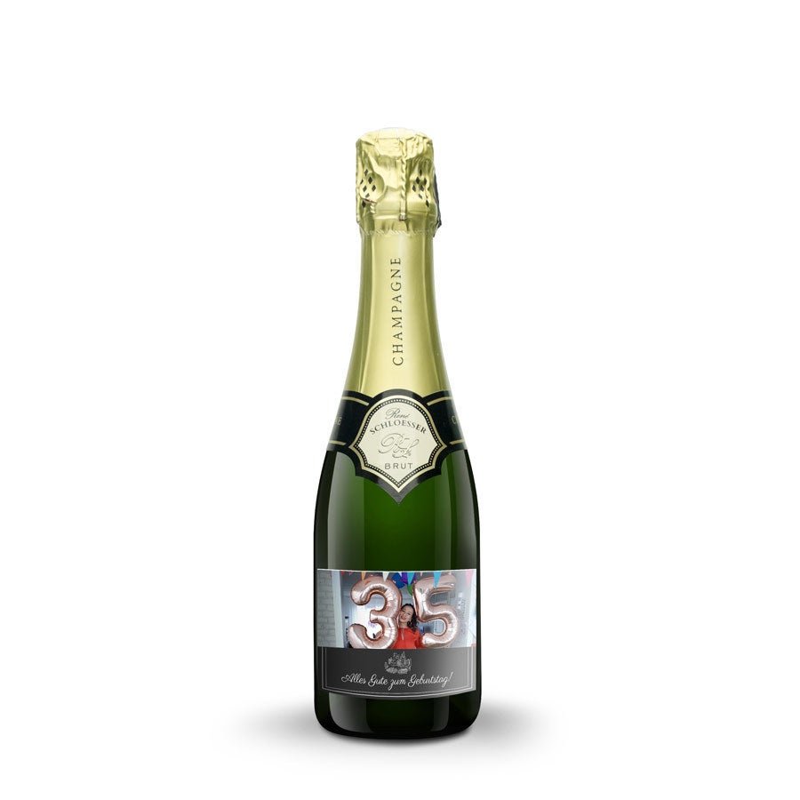 Champagner personalisieren - Rene Schloesser (375ml) Champagner personalisieren - Rene Schloesser (375ml)