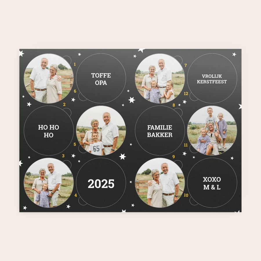 Gepersonaliseerde adventskalender bier Gepersonaliseerde adventskalender bier