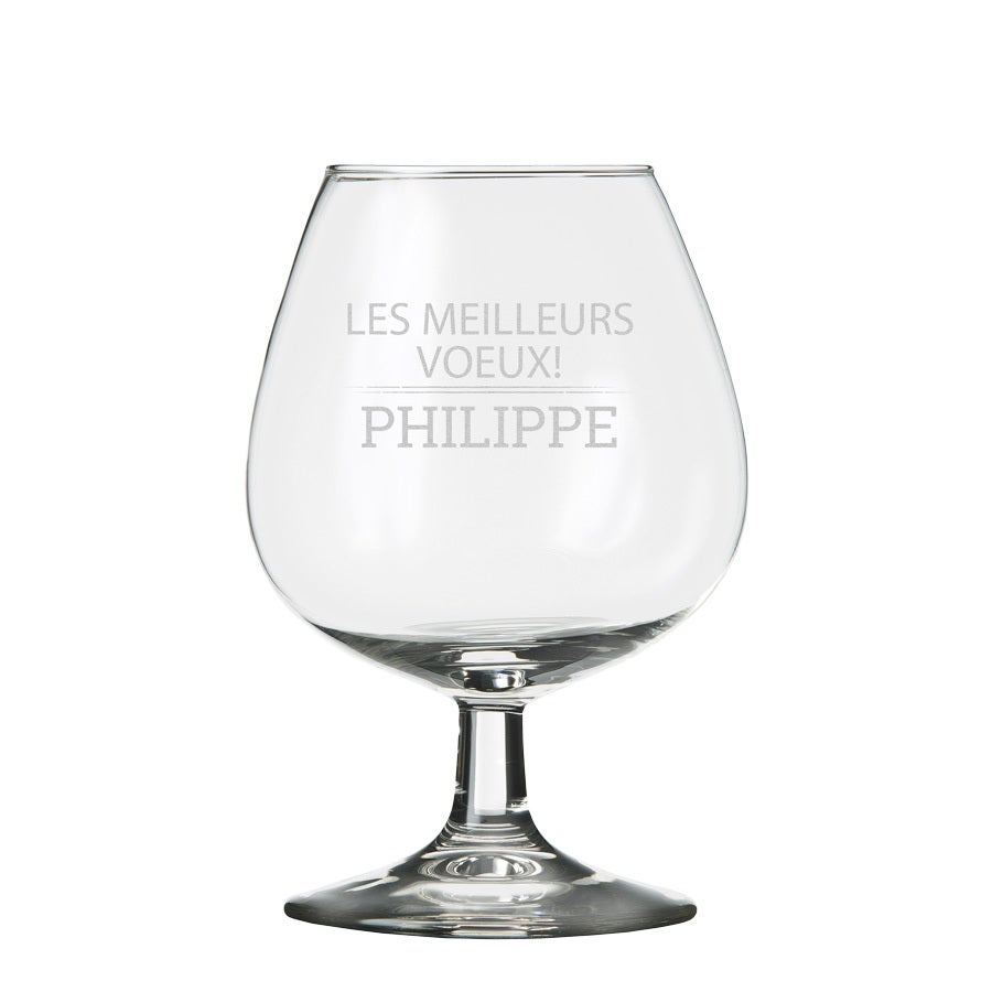 Verre à cognac personnalisé