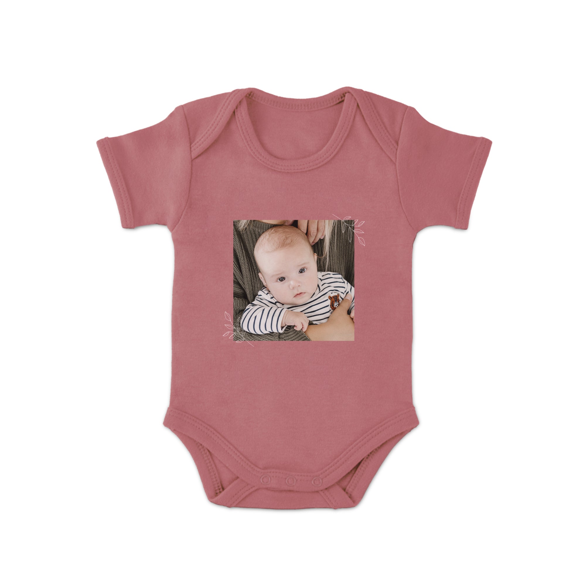 Babygrow - Printed - Short Sleeves - Pink - 50/56