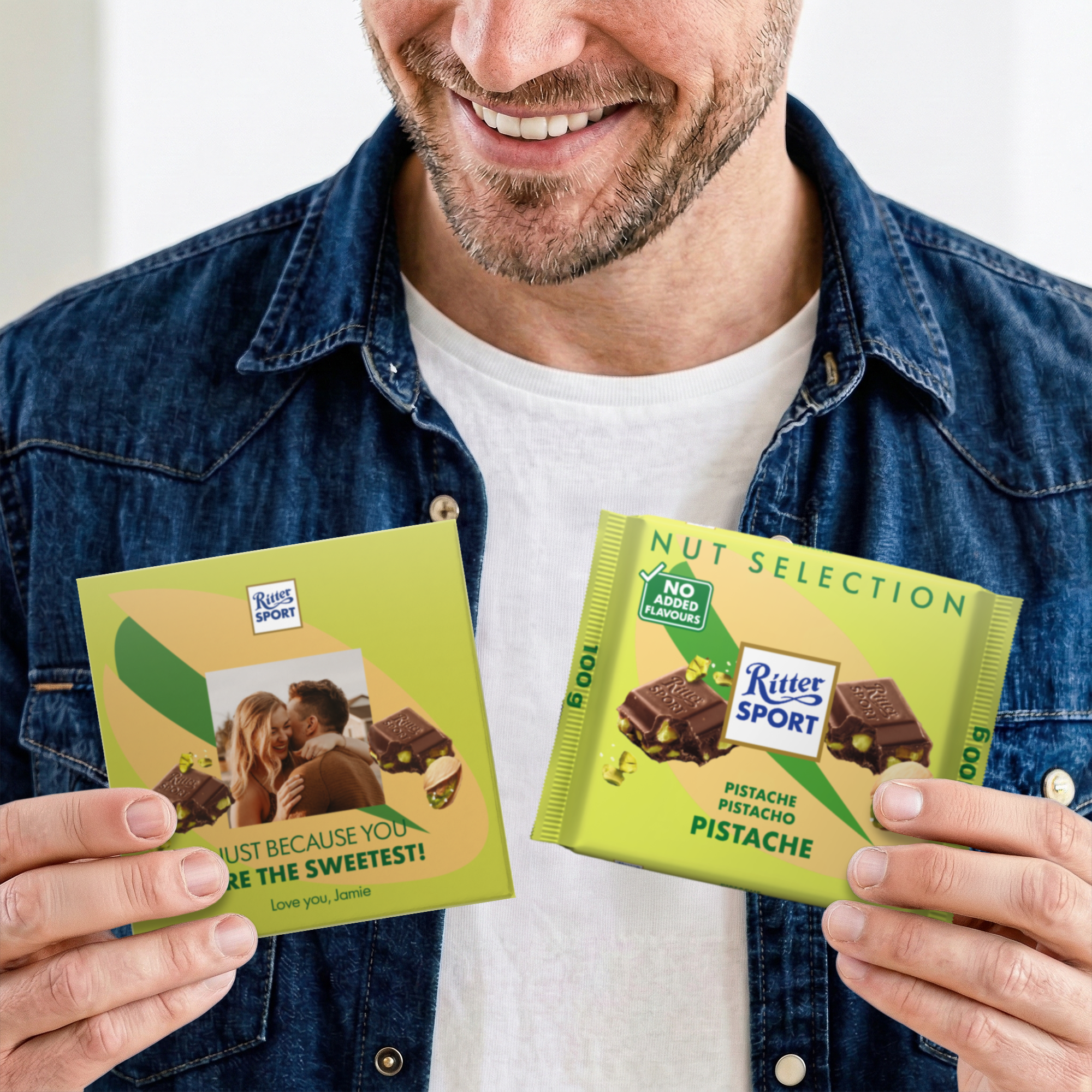 Personalised Ritter Sport chocolate