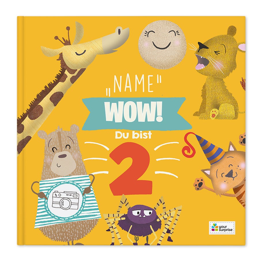 Personalisiertes Kinderbuch, wow du bist 2 Personalisiertes Kinderbuch, wow du bist 2