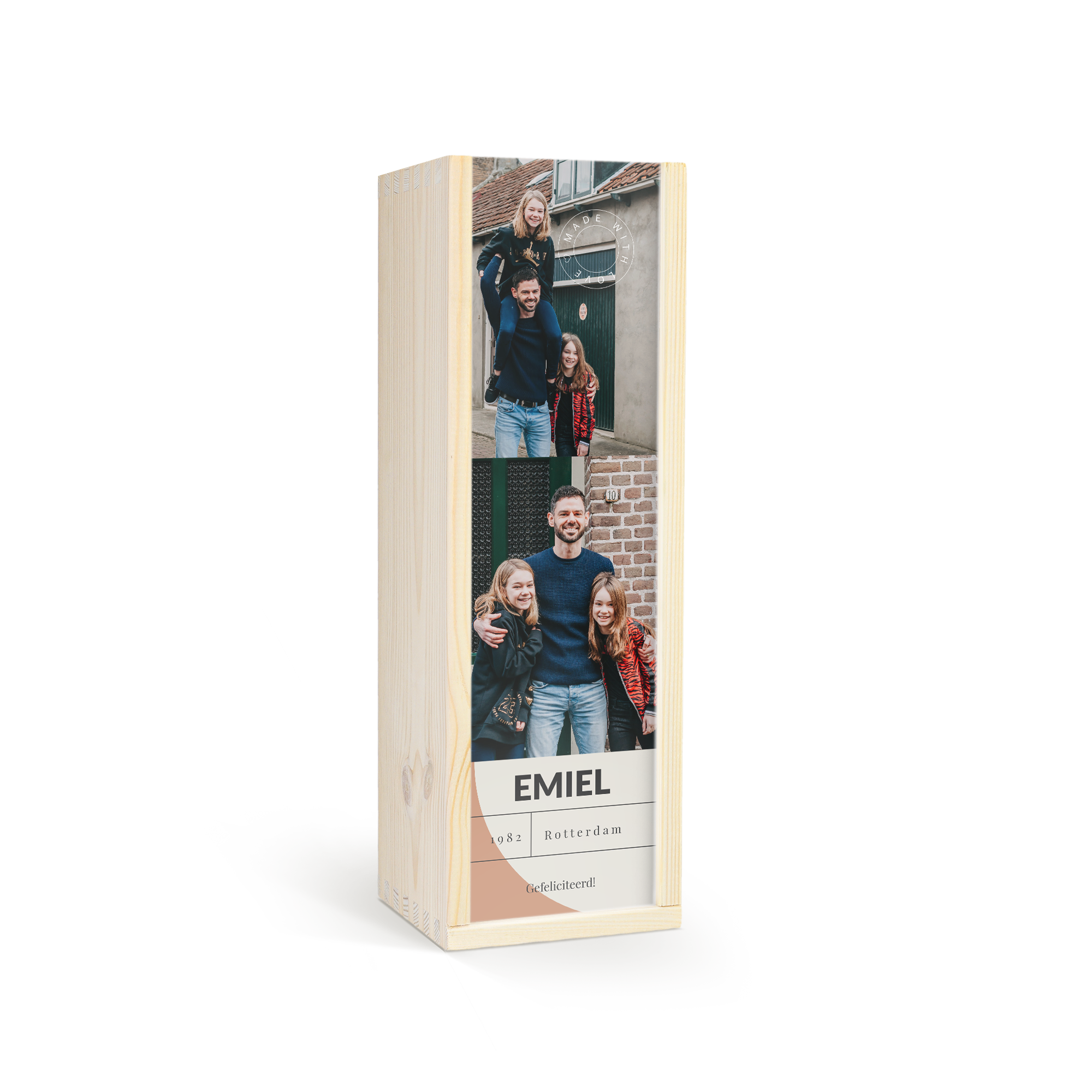 Famous Grouse whisky in kist personaliseren