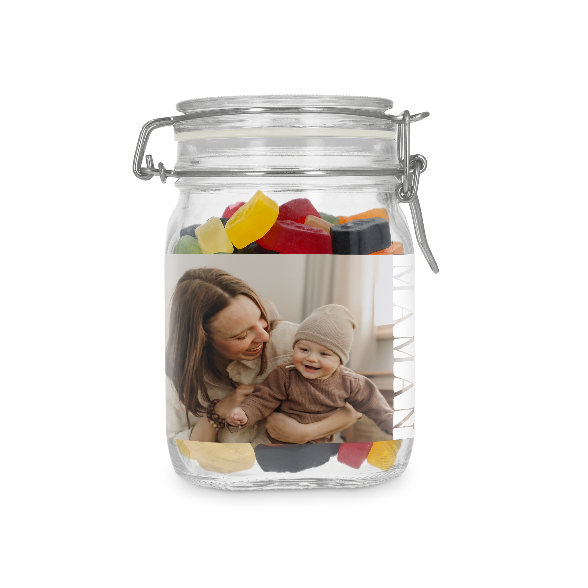 Bocal à bonbons personnalisé