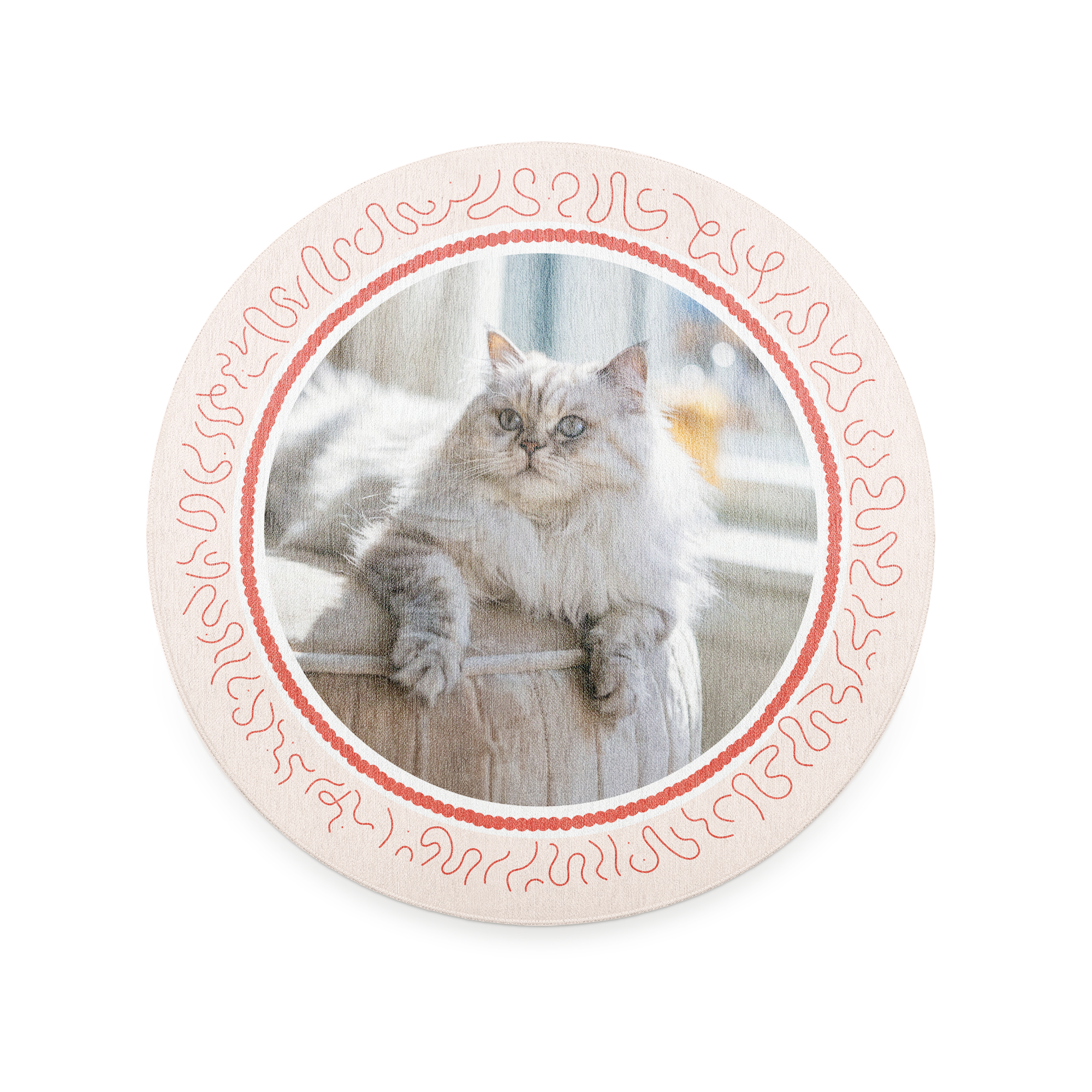 Personoitu matto - ø 120 cm