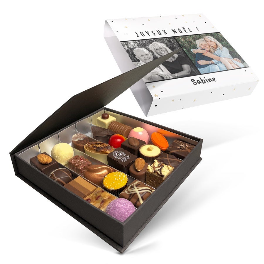 Coffret de chocolats de Noël - 25 pièces