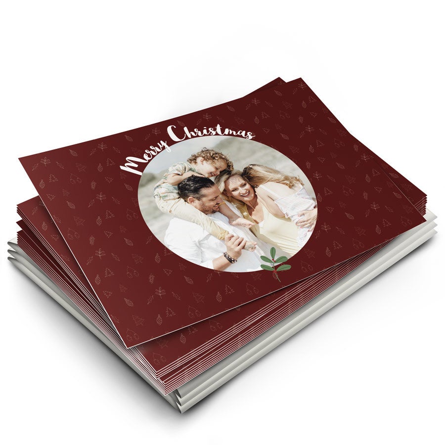 Personalised Christmas cards with photo