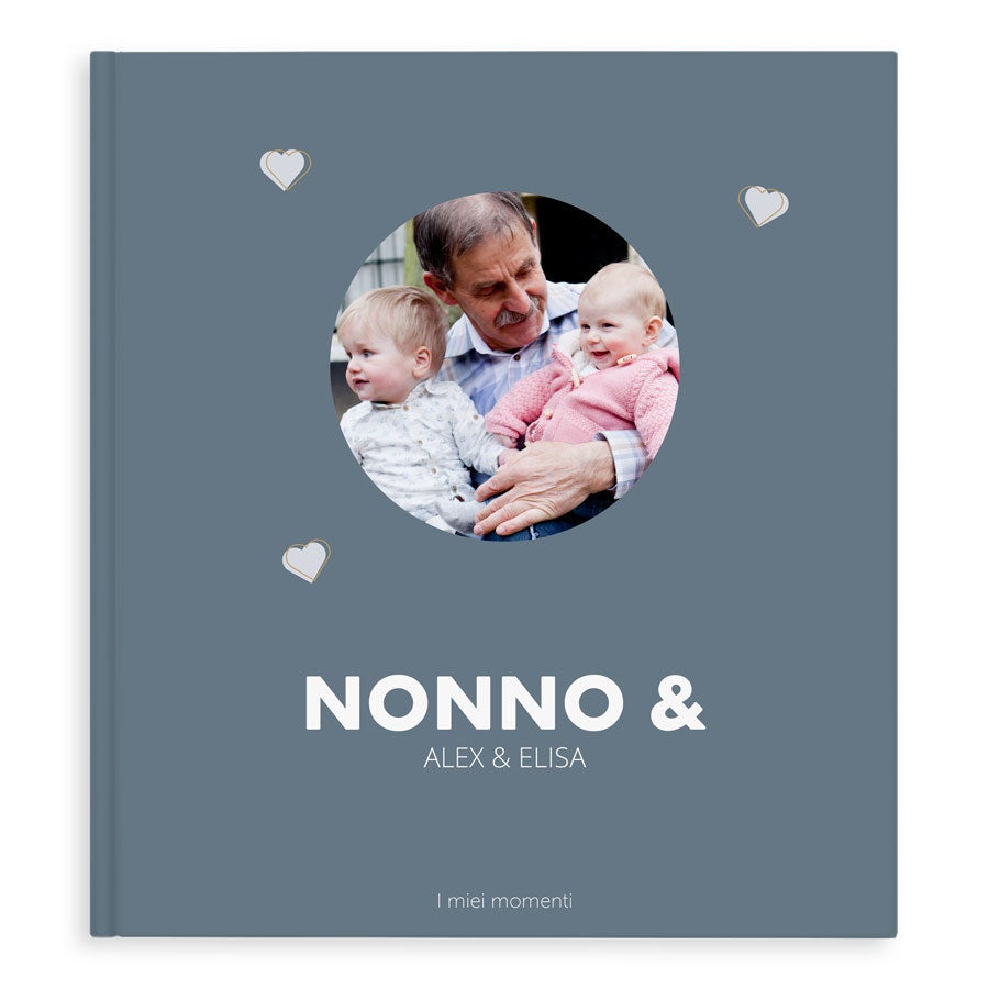 Album fotografico - Nonno & io/noi - XL - Copertina rigida - 40 pagine 