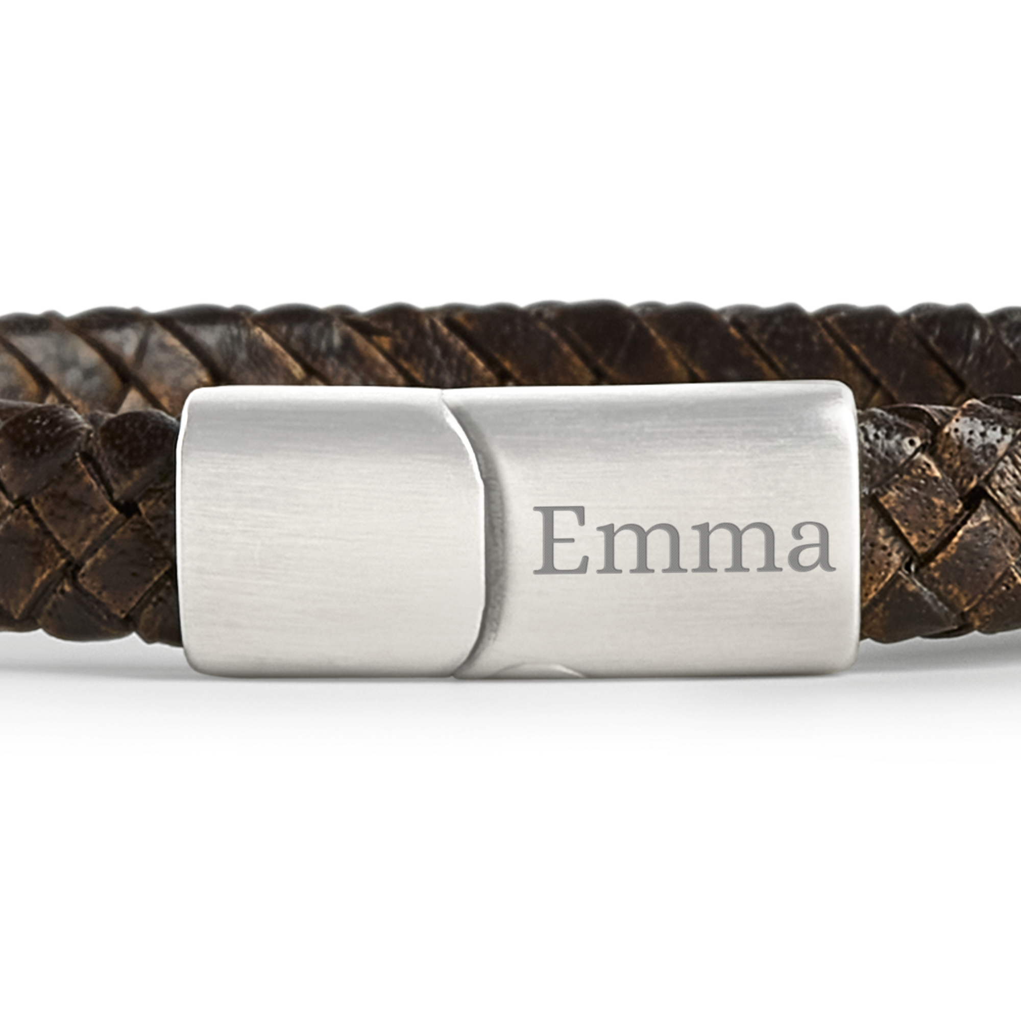 Geflochtenes lederarmband herren