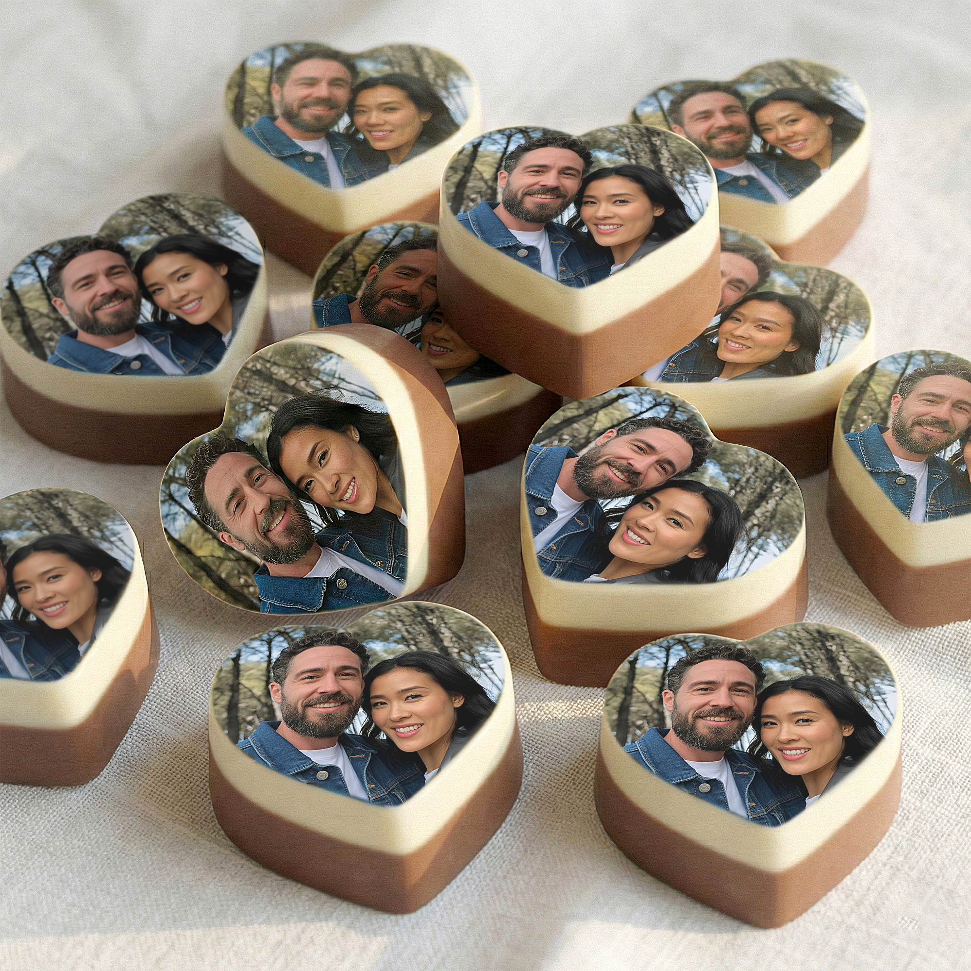 Chocolats Coeur personnalisés