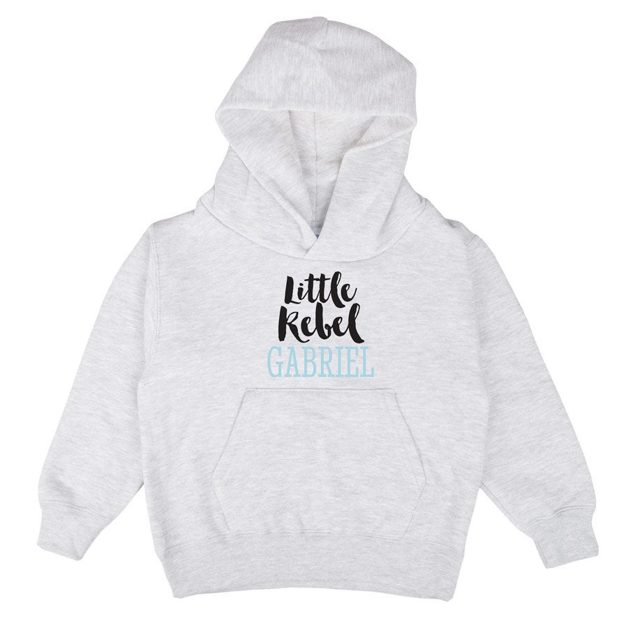 Personalised hoodie - Children - Grey - 4 yrs