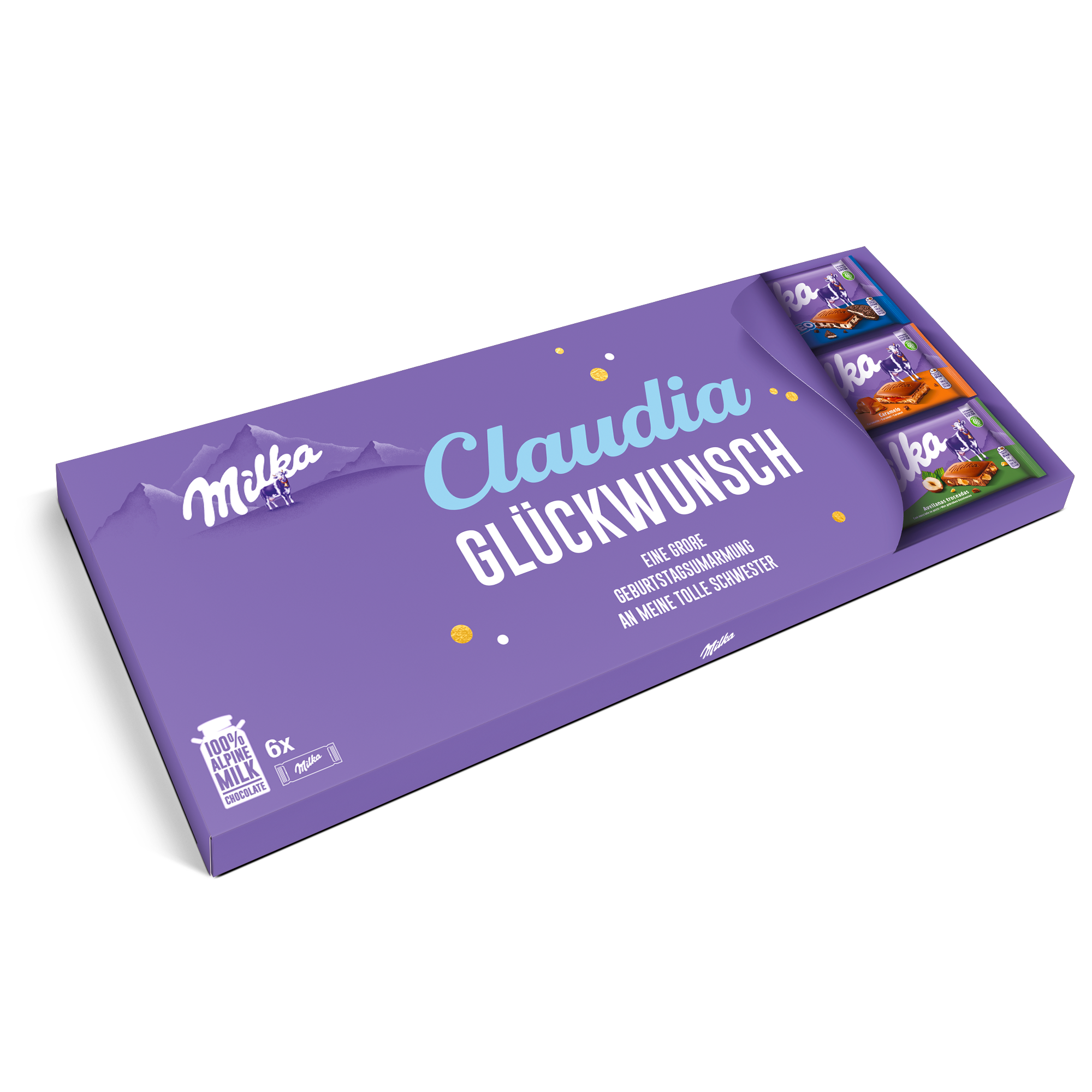 Riesen Milka Schokolade Personalisiert