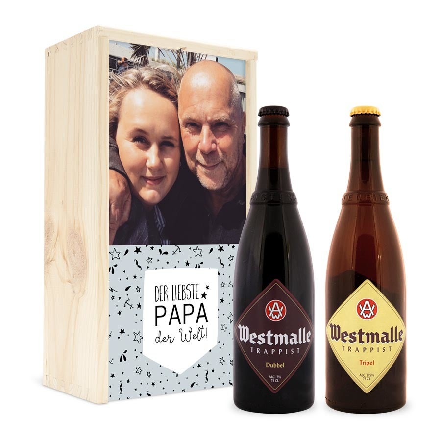Bier Geschenkset personalisieren - Westmalle Dubbel und Tripel Bier Geschenkset personalisieren - Westmalle Dubbel und Tripel