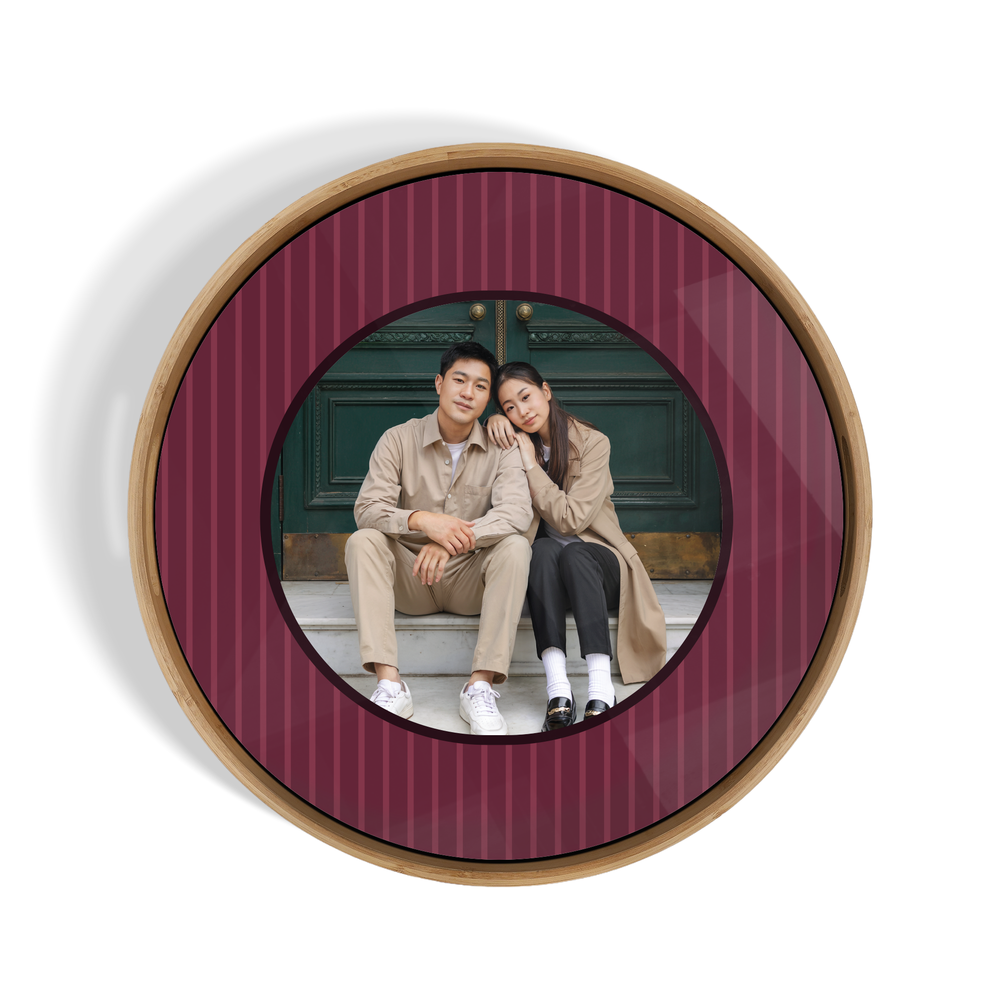 Personalised serving platter - Round